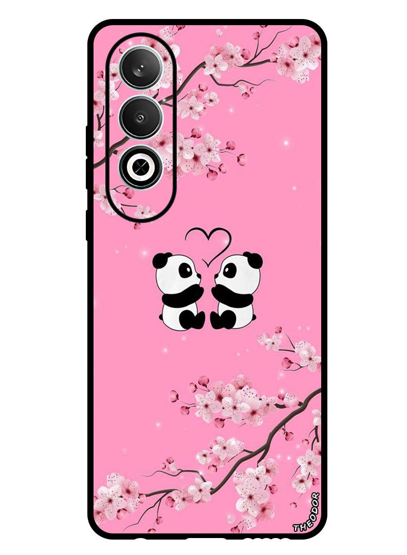 Theodor Protective Case Anti Scratch Shock Proof Bumper Cover For OnePlus Nord CE 4 Two Small Pandas - Image 1