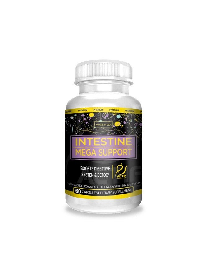Actif Intestine Mega Support - Maximum Strength Energy Boost & Gut Health - Supports Digestion, Detox & Cleansing - Image 1