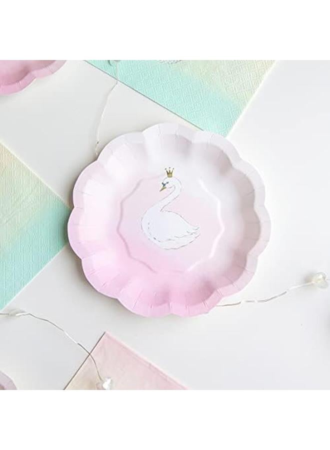 Talking Tables We Heart Swans Plates - Image 2