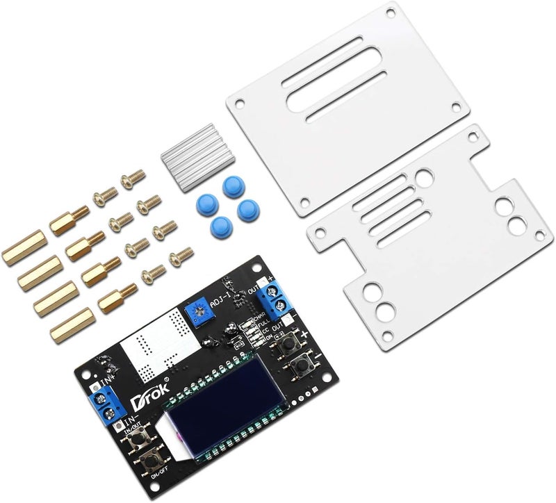 DROK Buck Converter 12v to 5v, Voltage Regulator Board DC 6.5-36V 24v Step Down to DC 1.2V-32V 12 v Volt Transformer Reducer 4.5A 75W CC CV Power Supply Module - Image 4