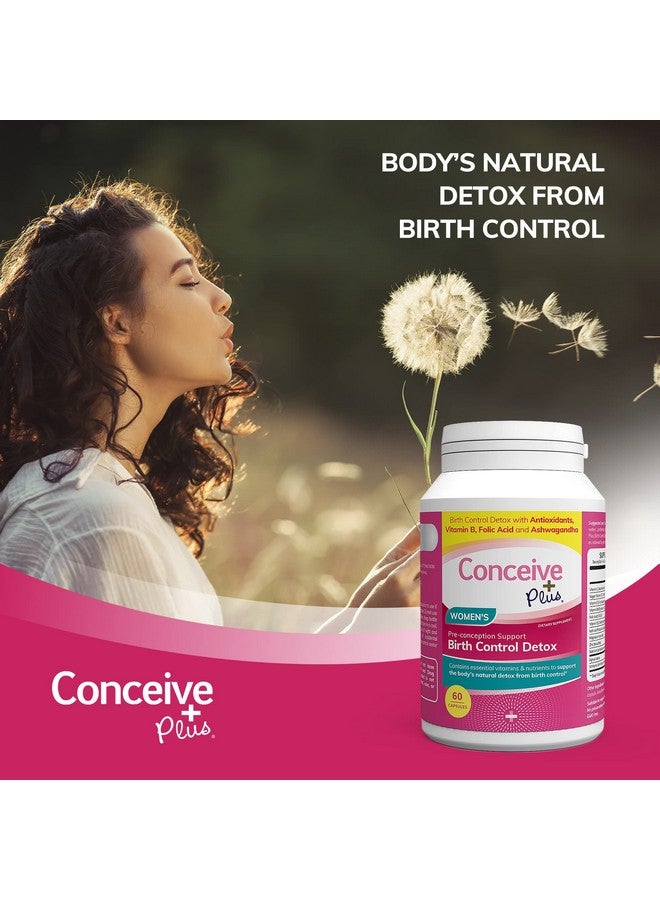 Conceive Plus مكملات ديتوكس كونسييف بلس لمنع الحمل - فيتامينات قبل الولادة الأفضل للنساء - دعم توازن الهرمونات وصحة المبايض - أساسية للنساء اللواتي يحاولن الحمل - مكملات غذائية - 60 كبسولة - Image 4