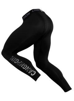 CANGHPGIN Men Quick Dry Breathable Sports Pant Black  - Image 2