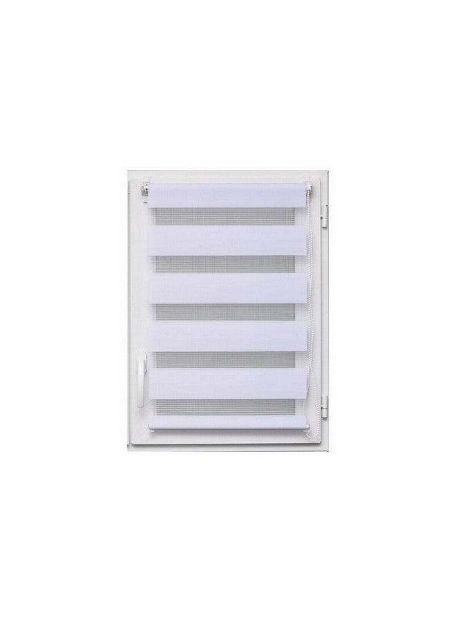 LUANCE Zebra Day-Night Roller Blinds White 90 x 180 cm 35029018001 - Image 1