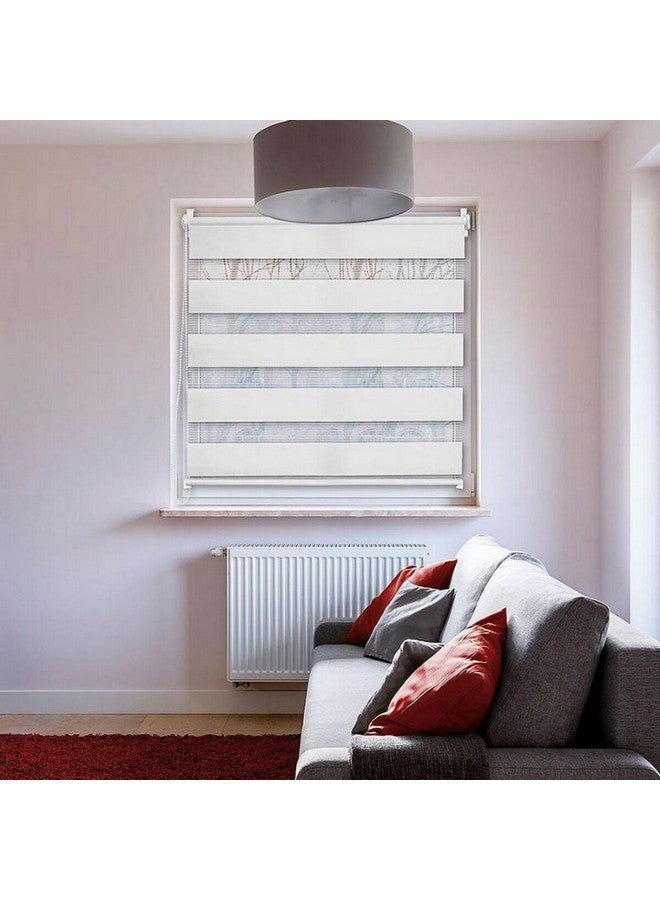 LUANCE Zebra Day-Night Roller Blinds White 90 x 180 cm 35029018001 - Image 4