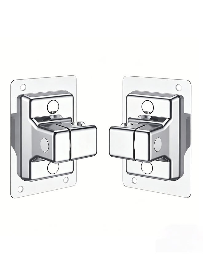 Bukela Pcs Shower Head Holders,Adjustable Strong Paste Shower Holder Bracket,360° Universal Wall Mount Shower Head Holder Replacement Removable Suction Cup Shower Holder for Bathroom (Sliver) - Image 1