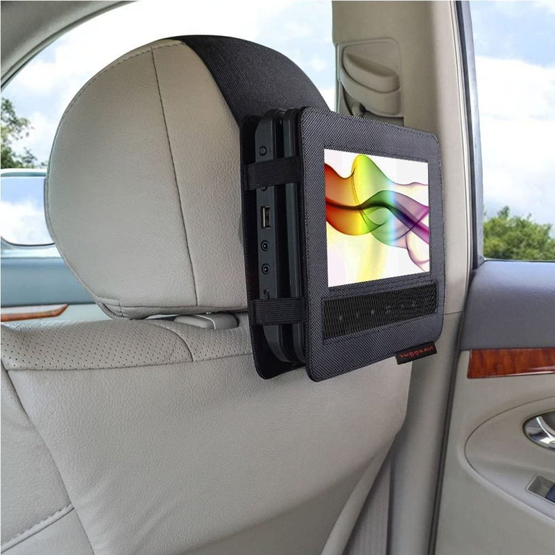 Zuggear Car Headrest Mount Holder Strap Case for Swivel and Flip Style Portable DVD Player - 10 Inch to 10.5 Inch Screen - Image 4