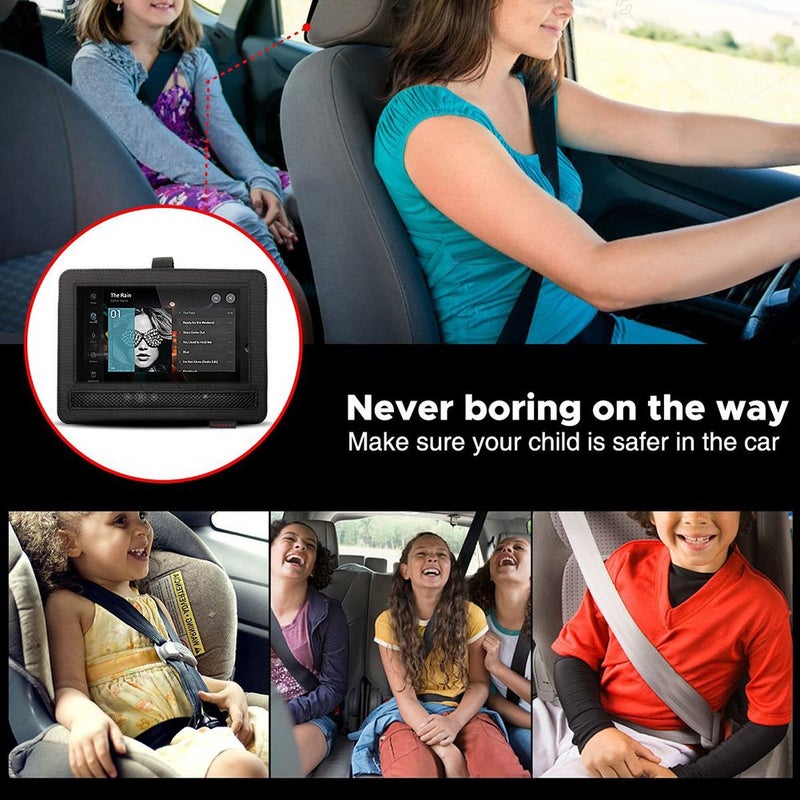 Zuggear Car Headrest Mount Holder Strap Case for Swivel and Flip Style Portable DVD Player - 10 Inch to 10.5 Inch Screen - Image 5