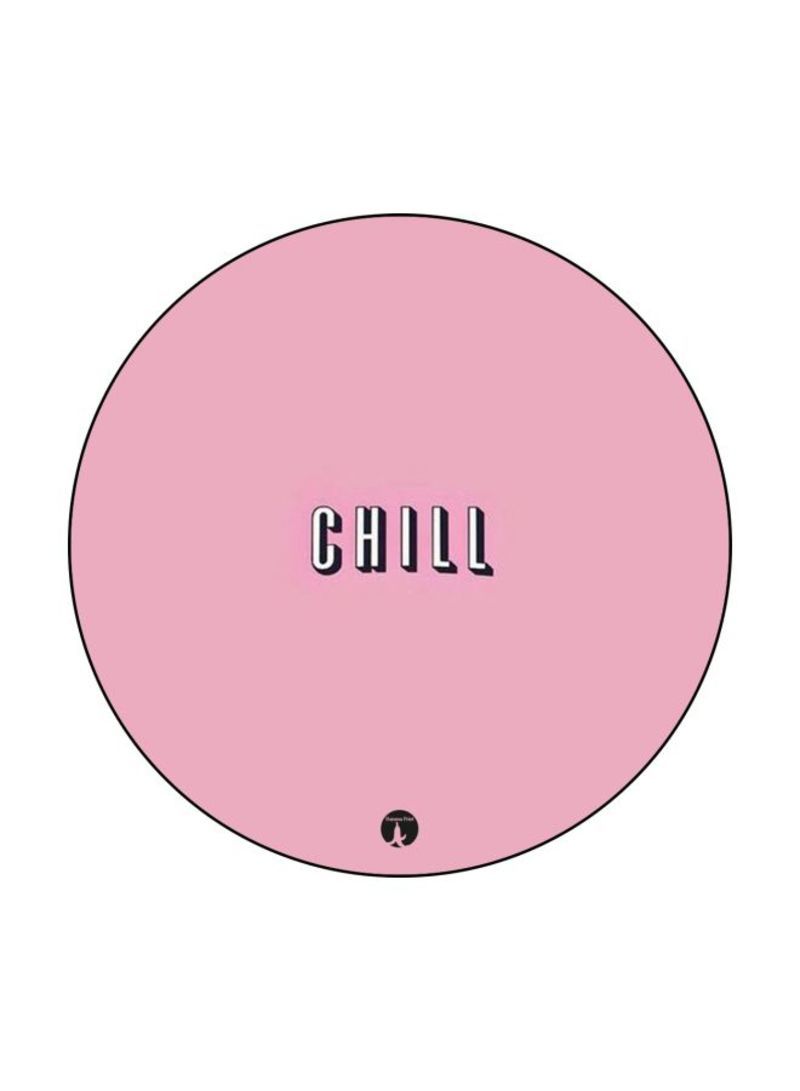 RKN English Phrases Printed Badge Pink/White - Image 2
