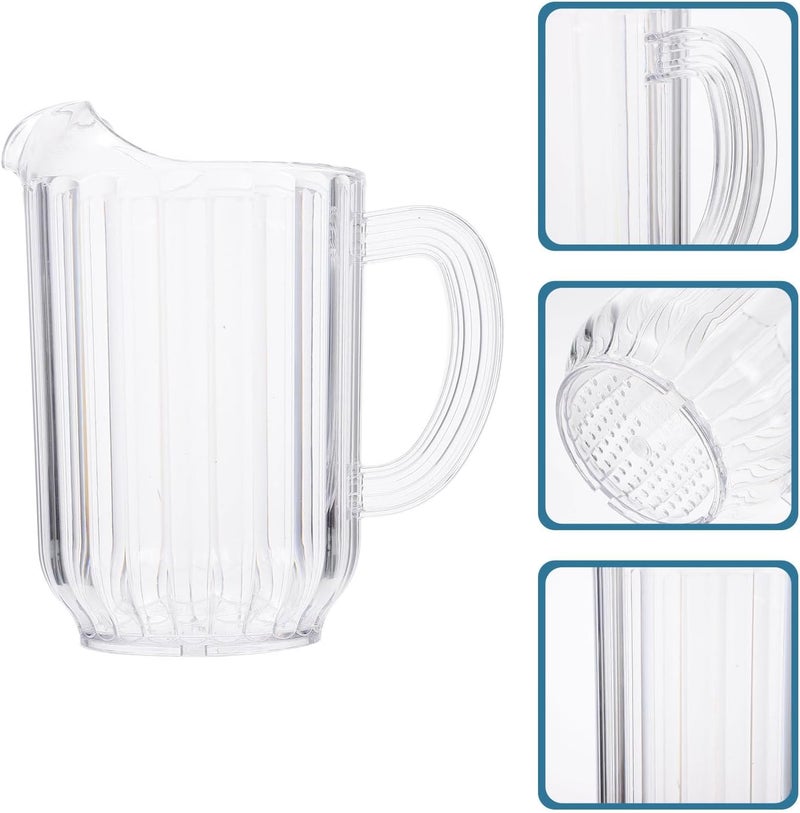 Beverage Pitcher Cold Water Jug 1.5l PC Plastic Juice Kettle with Spout for Restaurant Supply and Home Kitchen Serving - Image 5