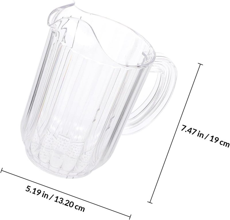 Beverage Pitcher Cold Water Jug 1.5l PC Plastic Juice Kettle with Spout for Restaurant Supply and Home Kitchen Serving - Image 2