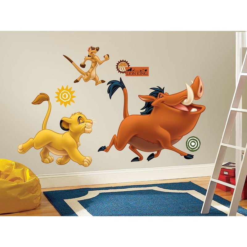 RoomMates RMK1922GM Lion King Peel & Stick Giant Wall Decals, Multicolor - Image 2