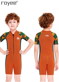 Royee Kids 2.5mm Warm Wetsuit One Piece UV Protection Shorty Suit  - Image 2