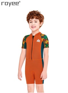 Royee Kids 2.5mm Warm Wetsuit One Piece UV Protection Shorty Suit  - Image 3