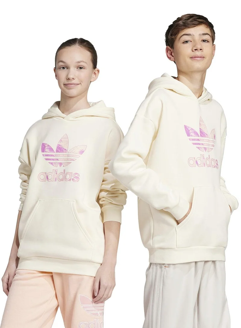 adidas هودي أبيض أوريجينالز للأطفال
