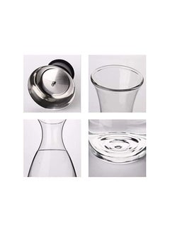 Glass Drip-free Carafe with Stainless Steel Flip-top Lid, Hot and Cold Glass Water Pitcher, Tea/Coffee Maker & Cafe, Iced Tea, Beverage Pitcher As Well As for Decanting and Serving Wine 1.6L - pzsku/Z008B6D176599DC352784Z/45/_/1680335447/a766cdd0-f976-454c-8137-10b22820581c