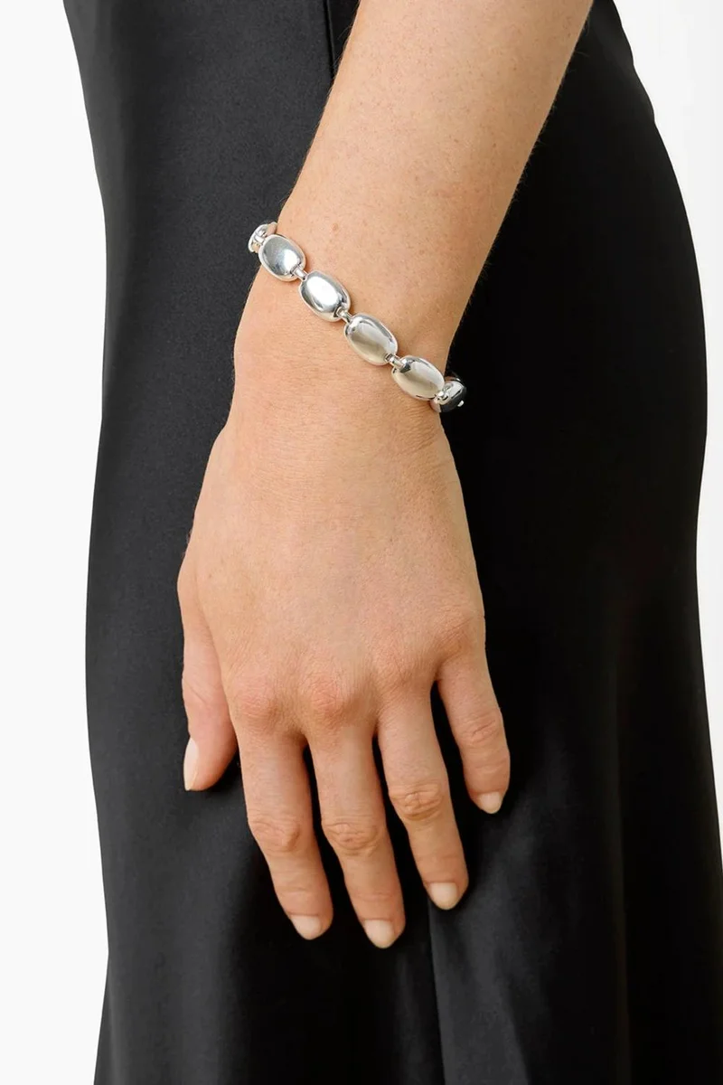 LIE STUDIO Petite Lustrous Angular Link Bracelet