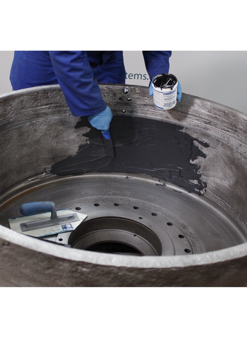 WEICON WR2 Epoxy Resin Plastic Steel | 200 g | For metal with high abrasion - Image 3