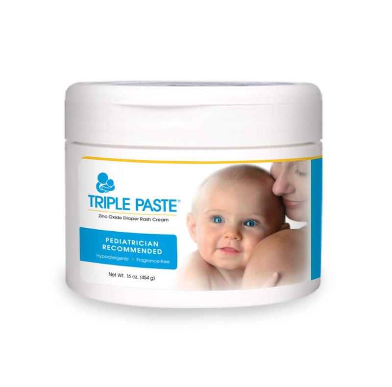 Triple Paste مرهم ثلاثي الباست لعلاج طفح الحفاضات، 16 أونصة - Image 1