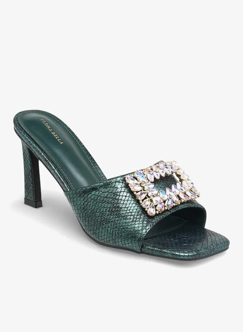 Flora Bella By Shoexpress Women Embellished Cone Heel Sandals Ramadan Collection
