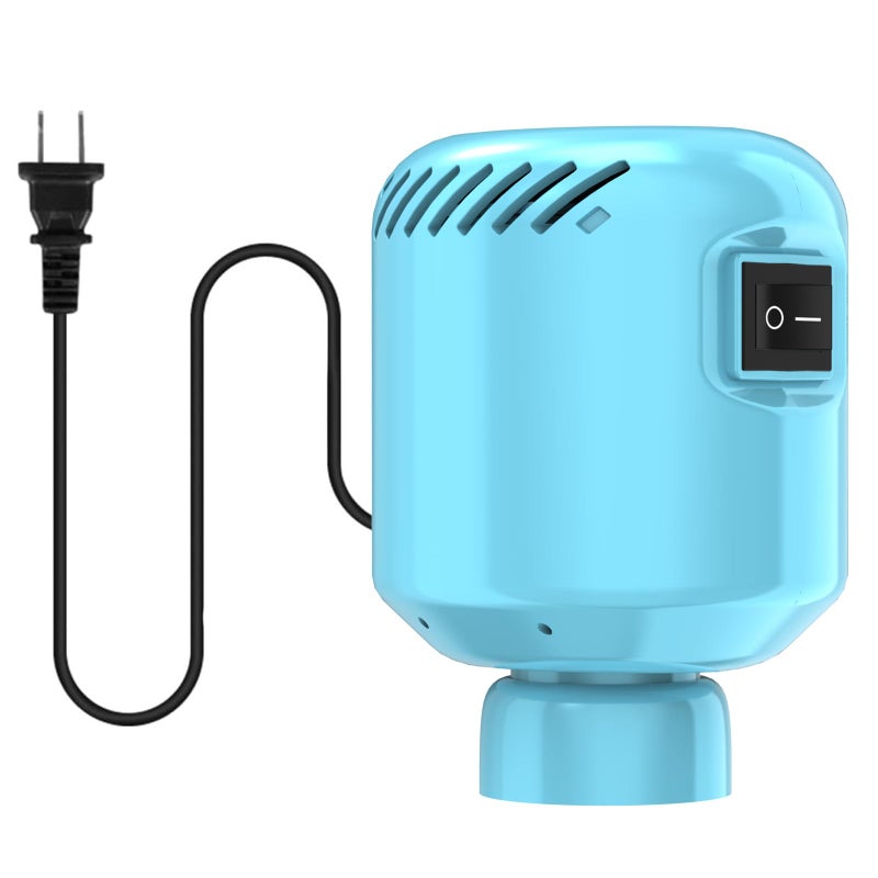 AMZBOSS Electric Pump for Vacuum Storage Bags, Portable Vacuum Bag Pump, Electric Vacuum Pump for Storage Bags, Great for Various Vacuum Seal Bags for Clothing,Blankets,Bedding- Blue (No Bags) - Image 1
