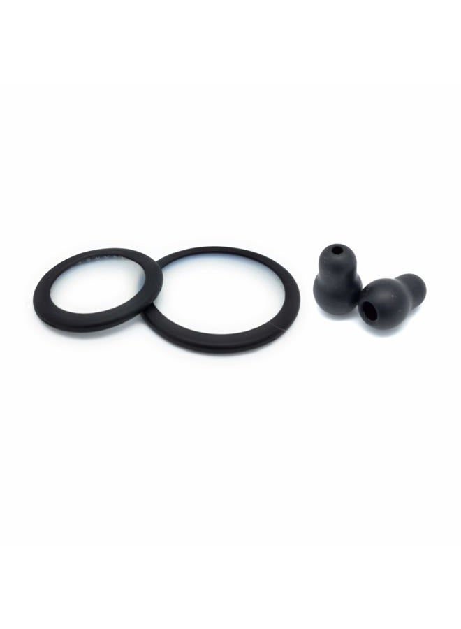 Medcore Med-Core Stethoscope Diaphragm Replacement Spare Parts Kit, Adult and Pediatric Chestpiece + Pair Soft Tip Ear Pieces. Cardiology IV and Classic III - Image 1