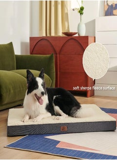 Bedsure Bedsure XL Dog Bed Extra Large Orthopedic Dog Bed - Dog Beds with Removable Washable Cover for Extra Large Dogs, Egg Crate Foam Pet Bed Mat, Suitable for Dogs Up to 100 lbs  - Image 1
