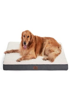 Bedsure Bedsure XL Dog Bed Extra Large Orthopedic Dog Bed - Dog Beds with Removable Washable Cover for Extra Large Dogs, Egg Crate Foam Pet Bed Mat, Suitable for Dogs Up to 100 lbs  - Image 3