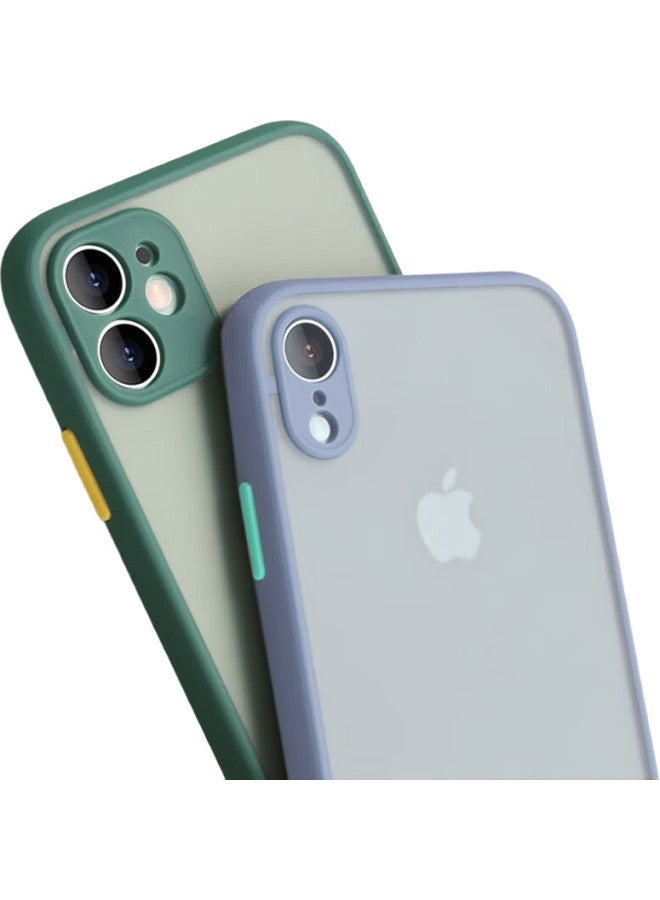 Maikuqi Iphone 11 Case, Iphone 11 Protective Cover, Full Lens Protection Anti-Drop Case, Contrasting Color Transparent Frosted Soft Edge Hard Shell For Men And Women, Elegant Black - Image 3