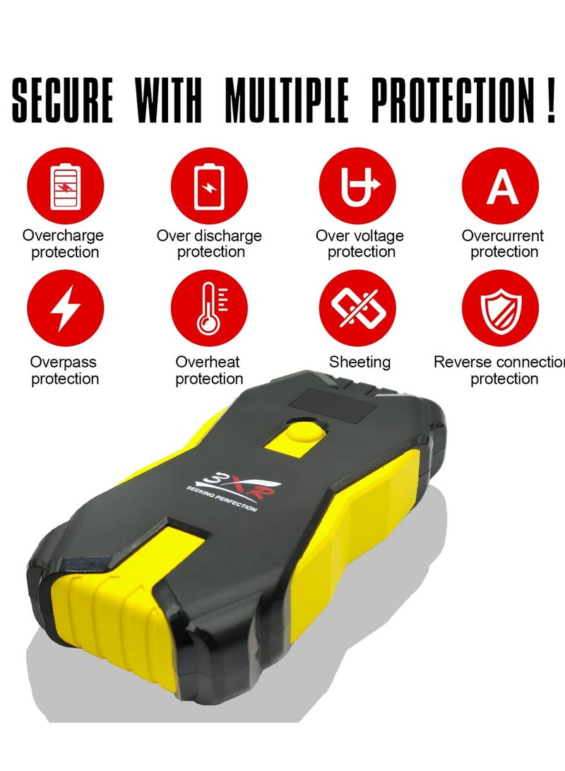 3 اكس ار بطارية شحن USB مزدوجة بقدرة 8000 مللي أمبير في الساعة لشاحن السيارة لمحرك بنزين يصل إلى 5.0 لتر ومحرك ديزل 3.0 لتر - Image 4