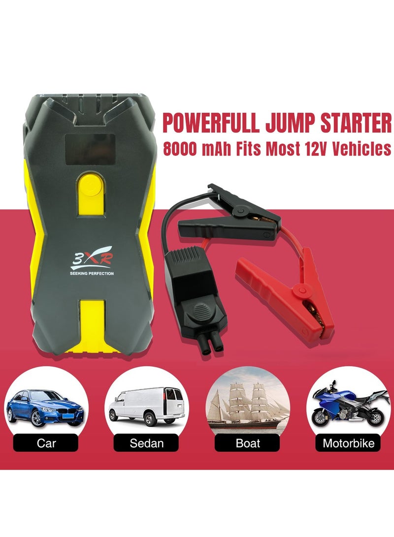 3 اكس ار بطارية شحن USB مزدوجة بقدرة 8000 مللي أمبير في الساعة لشاحن السيارة لمحرك بنزين يصل إلى 5.0 لتر ومحرك ديزل 3.0 لتر - Image 2