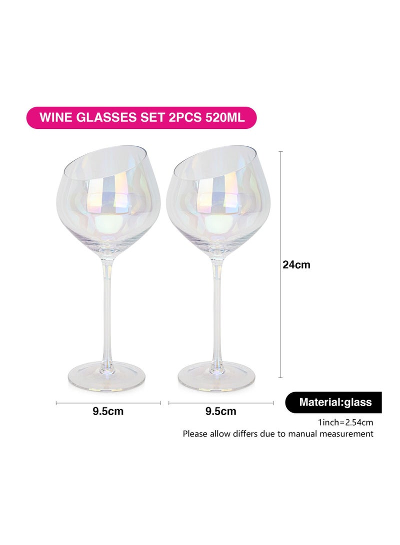 Fissman Wine Glass Set 520ml/2pc - Image 2