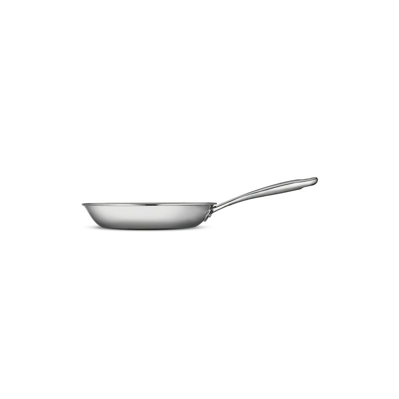 Tramontina Boston Tri-Ply Clad Stainless Steel 8-Inch Small Frying Pan, Induction-Ready Skillet, Dishwasher-Safe, NSF-Certified, Made in Brazil - Image 2