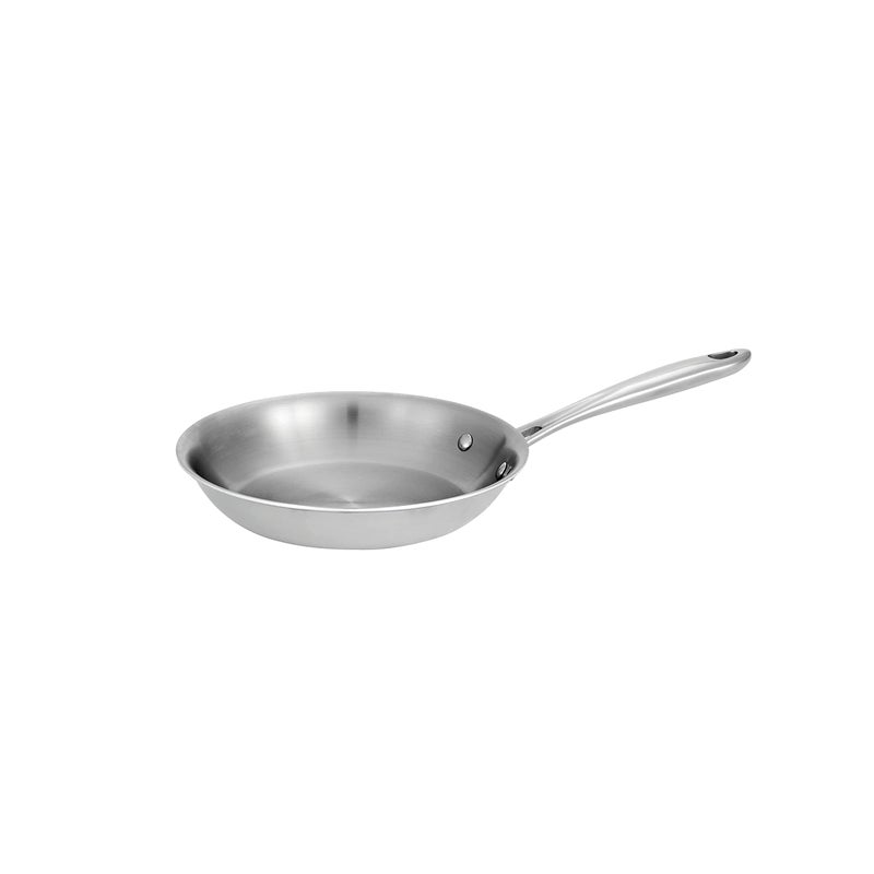 Tramontina Boston Tri-Ply Clad Stainless Steel 8-Inch Small Frying Pan, Induction-Ready Skillet, Dishwasher-Safe, NSF-Certified, Made in Brazil - Image 1