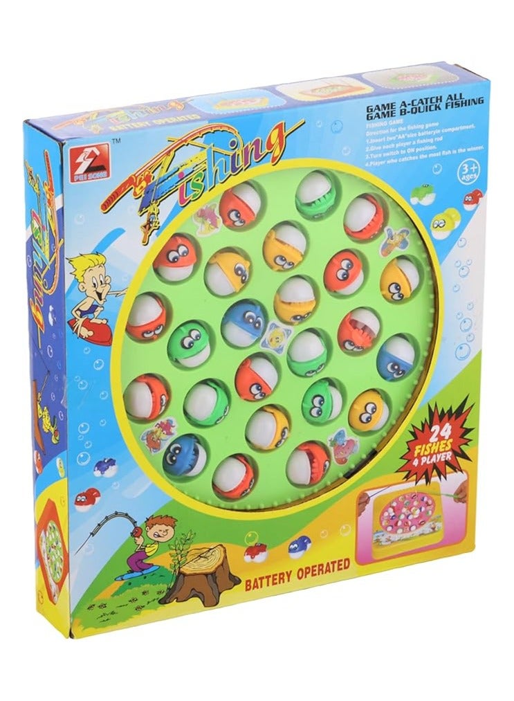 لعبة صيد السمك مكونة من 24 سمكة - Image 1