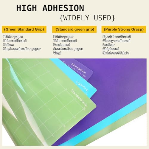 Serplex® 6Pcs Ecraft Cutting Mats for Cricut Multi Color Ecraft Cutting Mat for Cricut 12x12 inches Ecraft Cutting Mat for Cricut Explore Air 2/Air/One/Maker - Image 3
