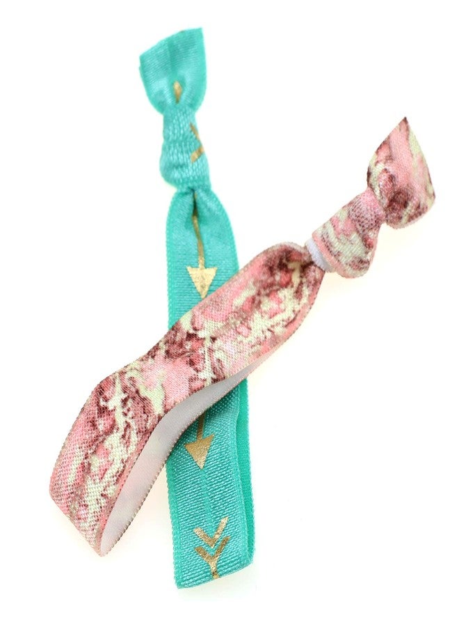 manipepe 120 Printed Hair Ties No Crease Ribbon Elastics Ties Women Yoga Knotted Ponytail Holder - Image 4