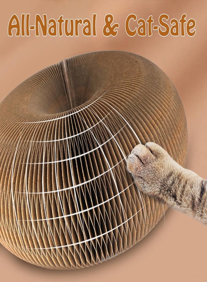 Dosanlues Magic Organ Cat Scratcher Board with 2 Bell Ball, Cat Ball Adventure The Ultimate Interactive Mental Physical Exercise for Indoor Cats Toy - Image 5