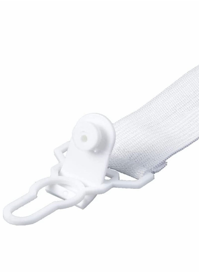 Y&D Bed Sheet Clip, 8 Pcs Adjustable Straps Holder Elastic Fasteners Clips  - Image 3