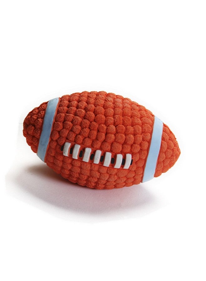 PETLICIOUS & MORE EETOYS Dog Latex Squeaky Rugby Toy Dogs & Puppies (Medium) - Image 1