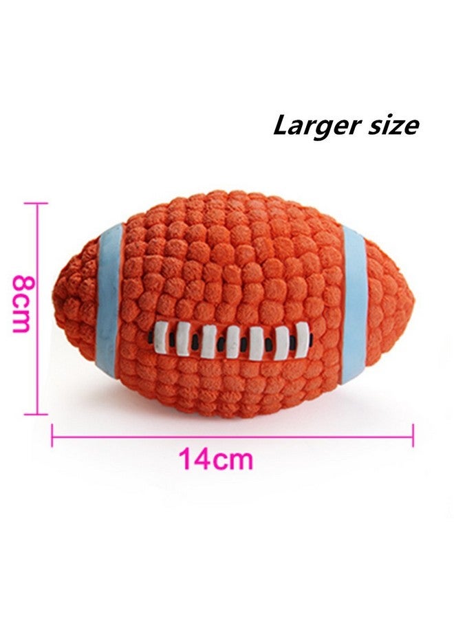 PETLICIOUS & MORE EETOYS Dog Latex Squeaky Rugby Toy Dogs & Puppies (Medium) - Image 5