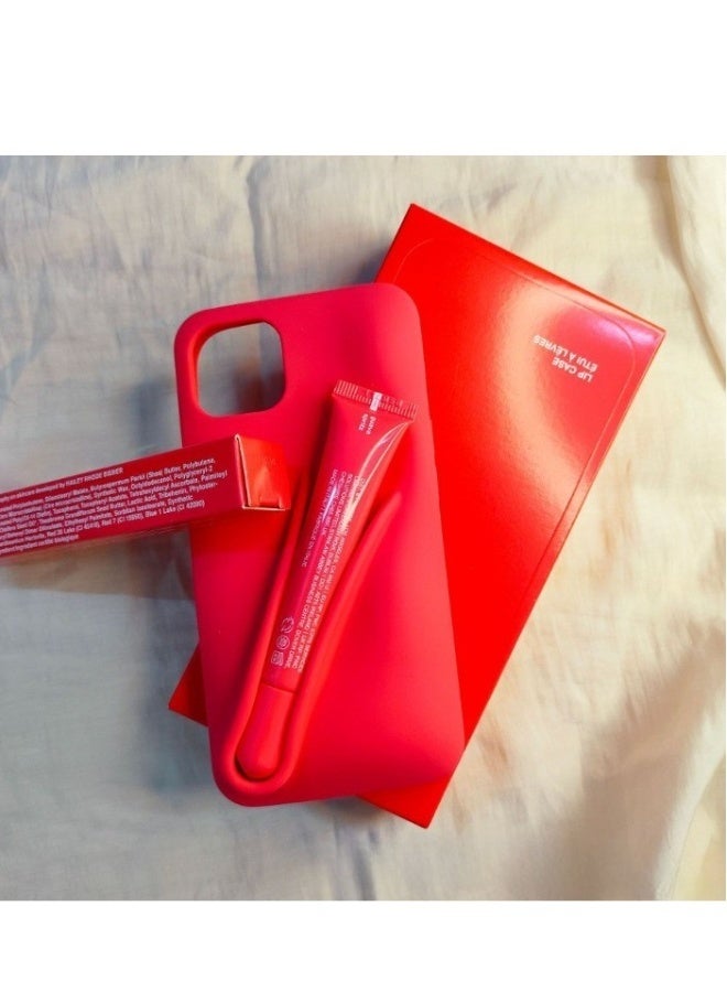 rhode Simple Lip Support Adhesive Iphone Mobile Phone Case, Mobile Phone Lip Gloss Rubber Case, Moisturizing Lipstick Lip Support(GuavaSpritz) - Image 2