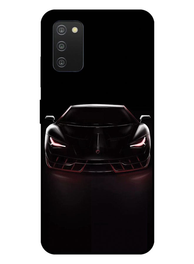 EYE CATCH Printed Protective Case Cover For Samsung Galaxy A03S -  Black Car - Image 1