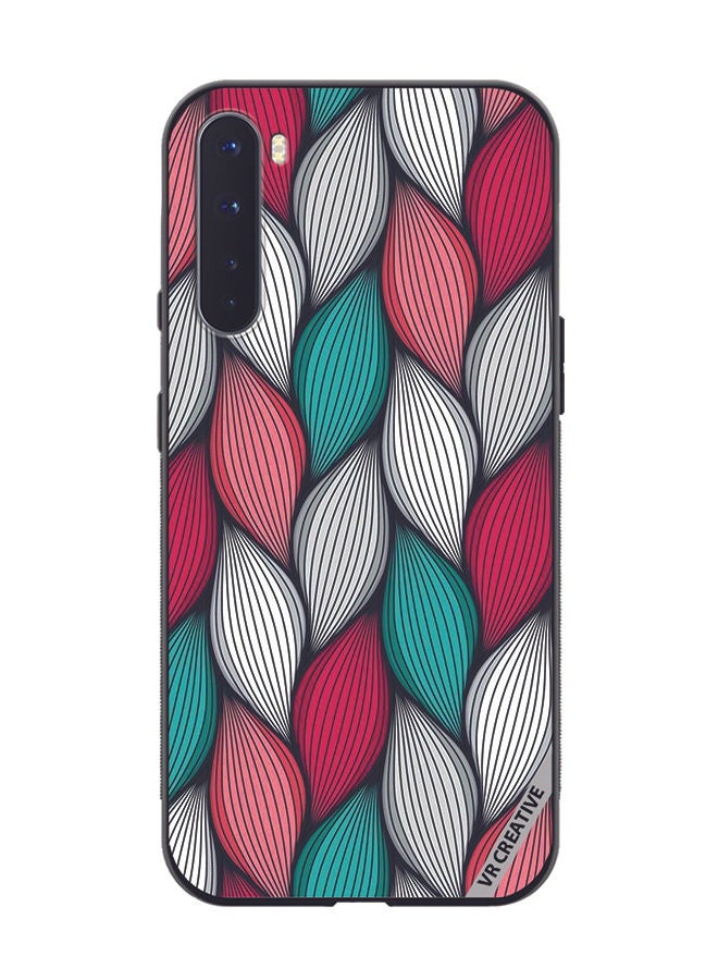 VR CREATIVE Protective Case Cover For OnePlus Nord Abstract Design Multicolour - Image 1