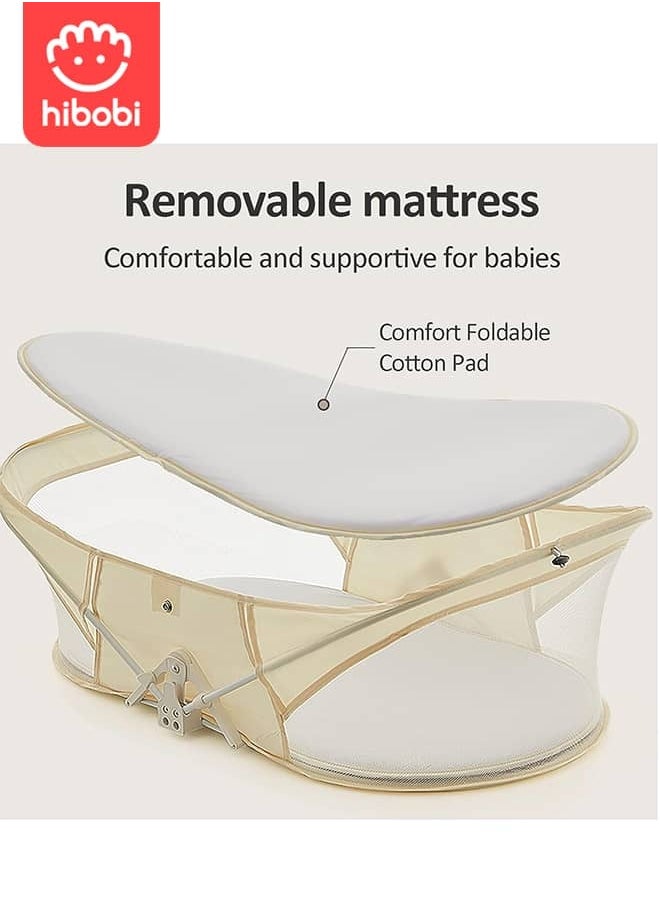 hibobi Portable Foldable Baby Cot: Safe and Comfortable Sleeping Space for Young Children  - Image 2