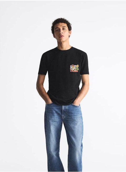 Cowboy Bebop Black Tshirt Cowboy Bebop Black Tee ed Tee Edward Wong net-diver-Retro Style Print