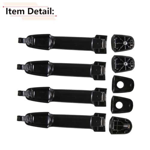 RLB-HILON 1Set Exterior Door Handle Compatible with Toyota Camry 2002 to 2006, for Corolla 2003 to 2013, for RAV4 2001 to 2012, for Matrix 2003 to 2013, for Pontiac Vibe 2003 to 2010 - Image 4