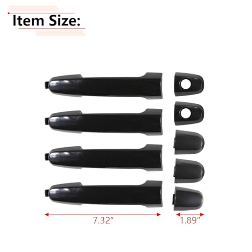 RLB-HILON 1Set Exterior Door Handle Compatible with Toyota Camry 2002 to 2006, for Corolla 2003 to 2013, for RAV4 2001 to 2012, for Matrix 2003 to 2013, for Pontiac Vibe 2003 to 2010 - Image 3
