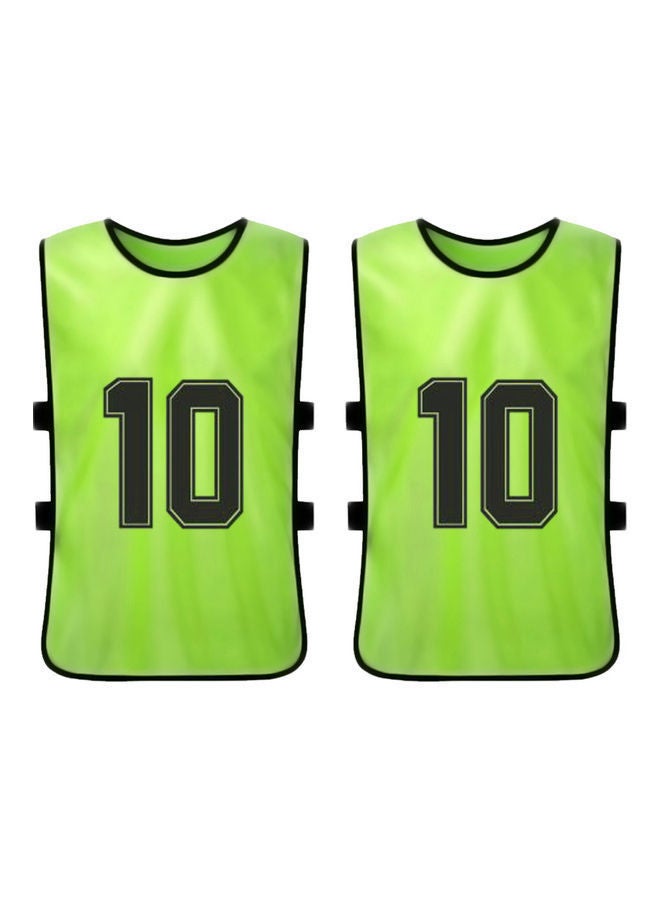NIBEMINENT 12-Piece Double-Sided Number Printed Vest Set - Image 4
