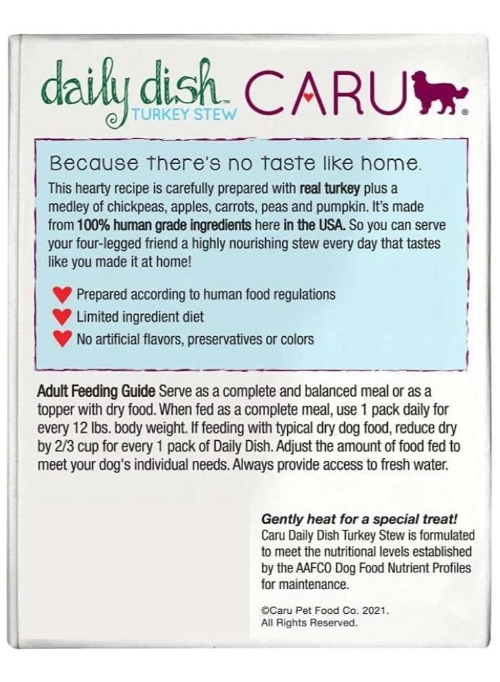 CARU Daily Dish Turkey Stew For Dogs 354 Gm - Image 2