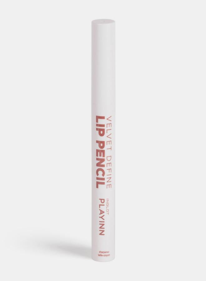 Inglot PLAYINN Velvet Define Lip Pencil, Rose Chocolate 63 - Image 2